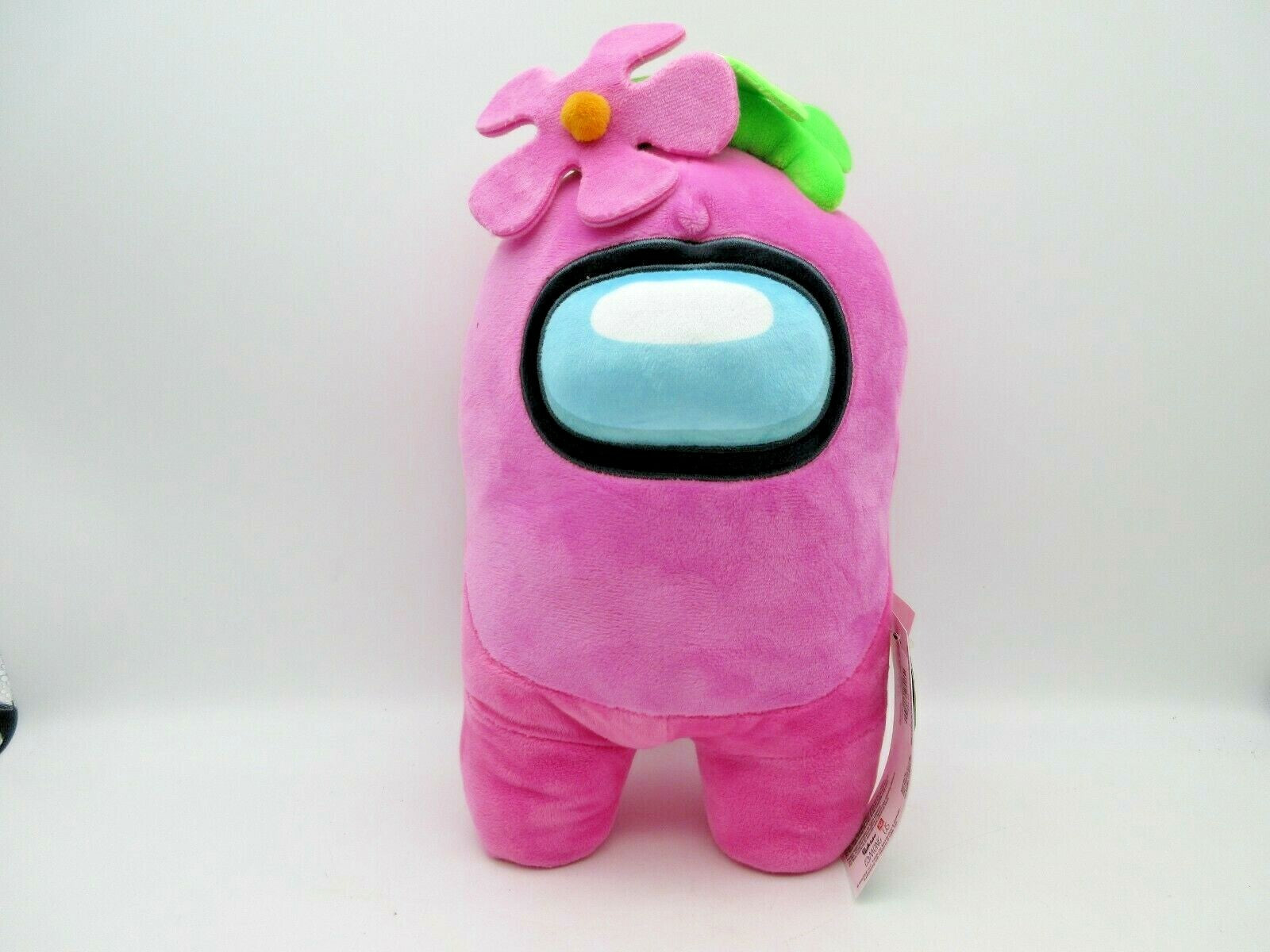 Toikido Among Us Plush Pink with Flower 12" NWT