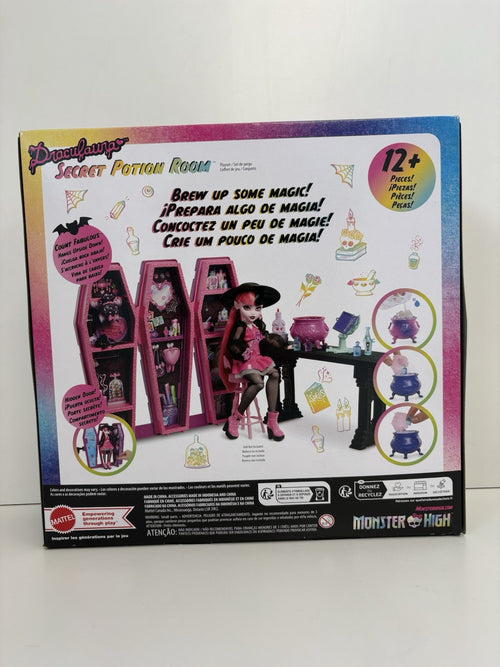 2025 NEW Monster High Draculaura Secret Potion Room Playset sealed new
