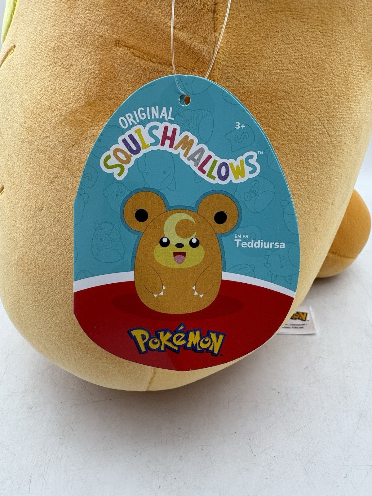 Squishmallow  Pokémon Teddiursa 12" - Official Brand New With Tags Plush Bear