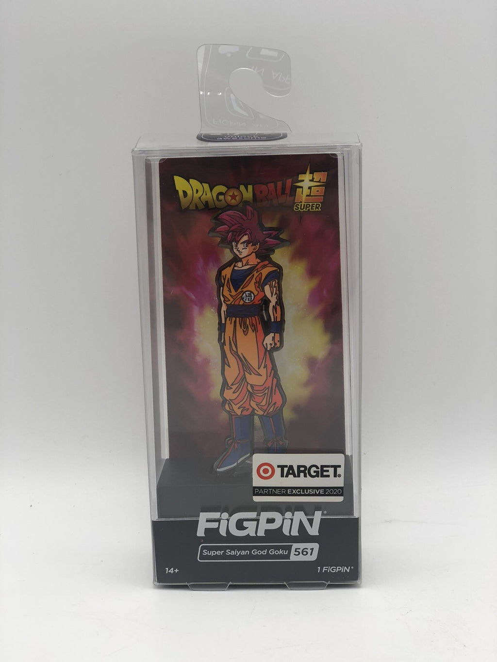FiGPiN Dragon Ball Super: Super Saiyan God Goku 561 (Target Exclusive) New