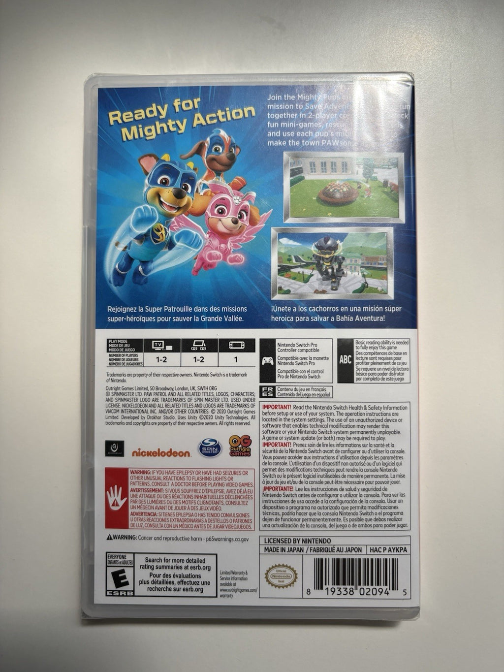 PAW Patrol Mighty Pups Save Adventure Bay - Nintendo Switch