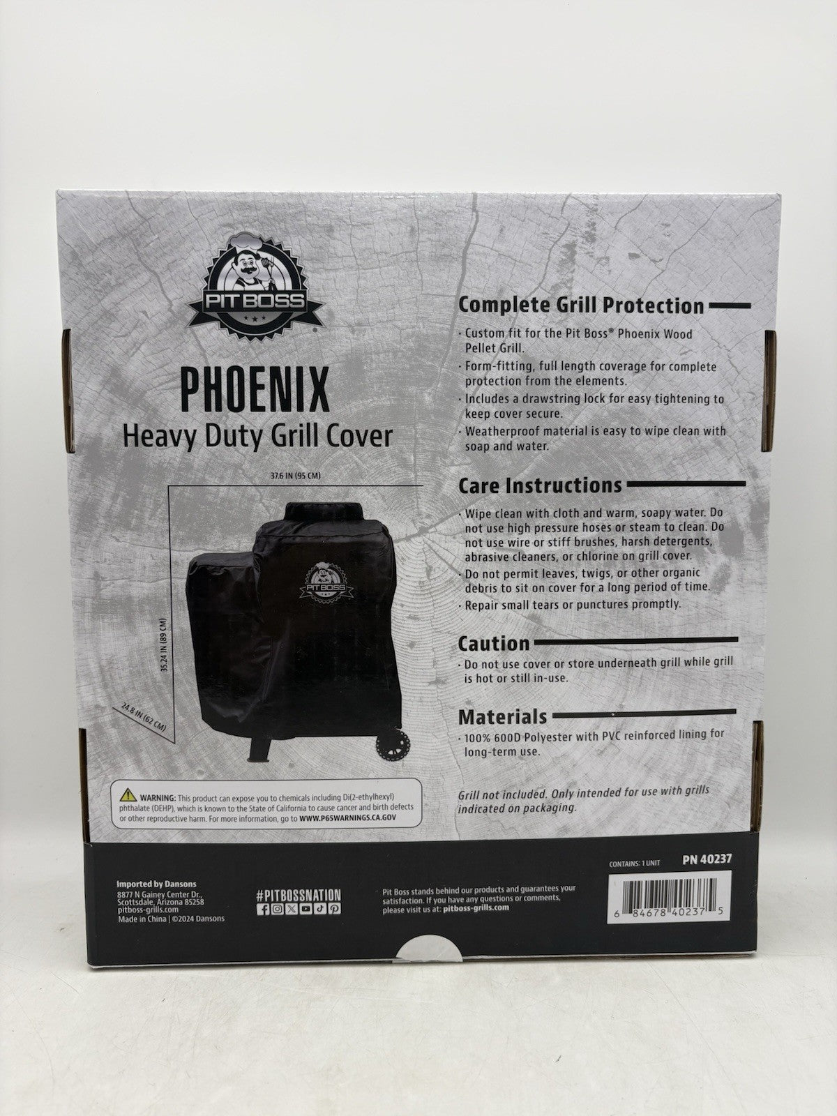 Pit Boss Heavy Duty Grill Cover for Savannah Wood Pellet Grill New