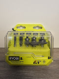 Ryobi A25RS55B 5pc Variety Router Bit Set
