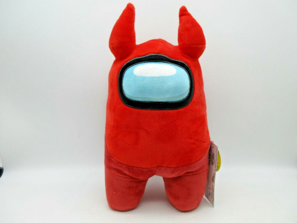 Among Us 12" Red W/ Horns Plush Toikido NWT In Hand