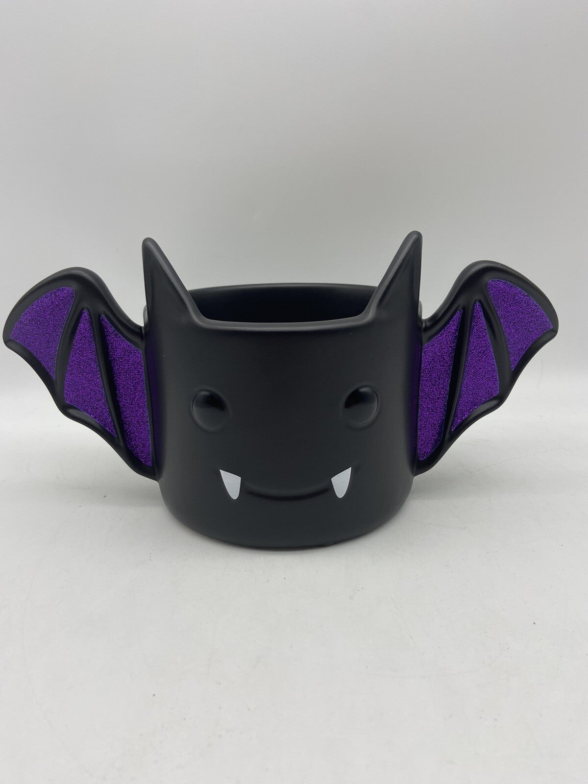 Bath & Body Works Halloween Glittered Bat Candle Holder Black/purple