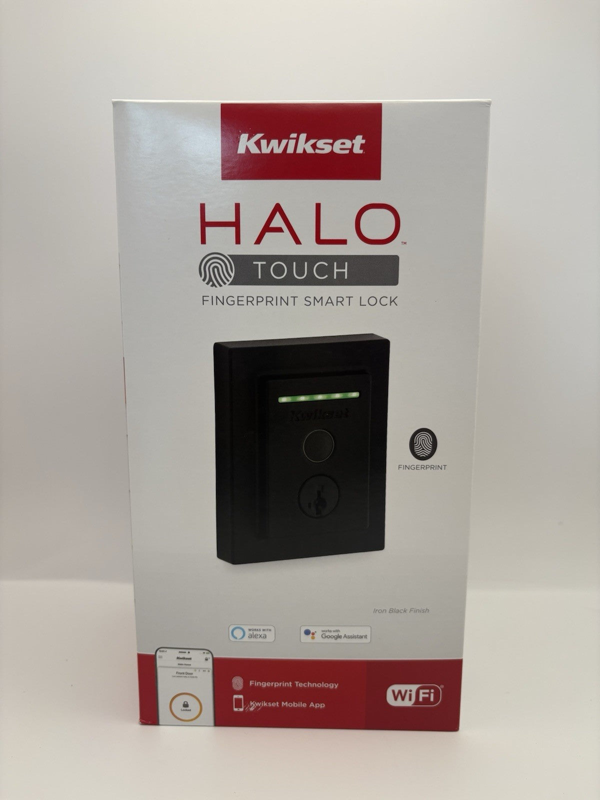 KWIKSET Halo Touch Fingerprint Wi-Fi Smart Lock Venetian Bronze