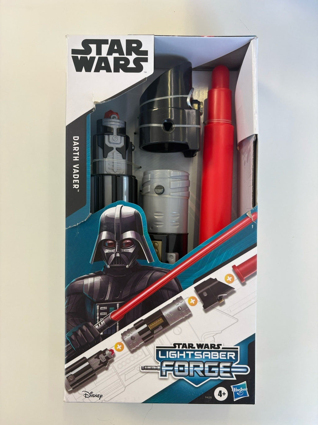 Star Wars Lightsaber Forge Darth VaderExtendable Red Lightsaber Roleplay Toy New