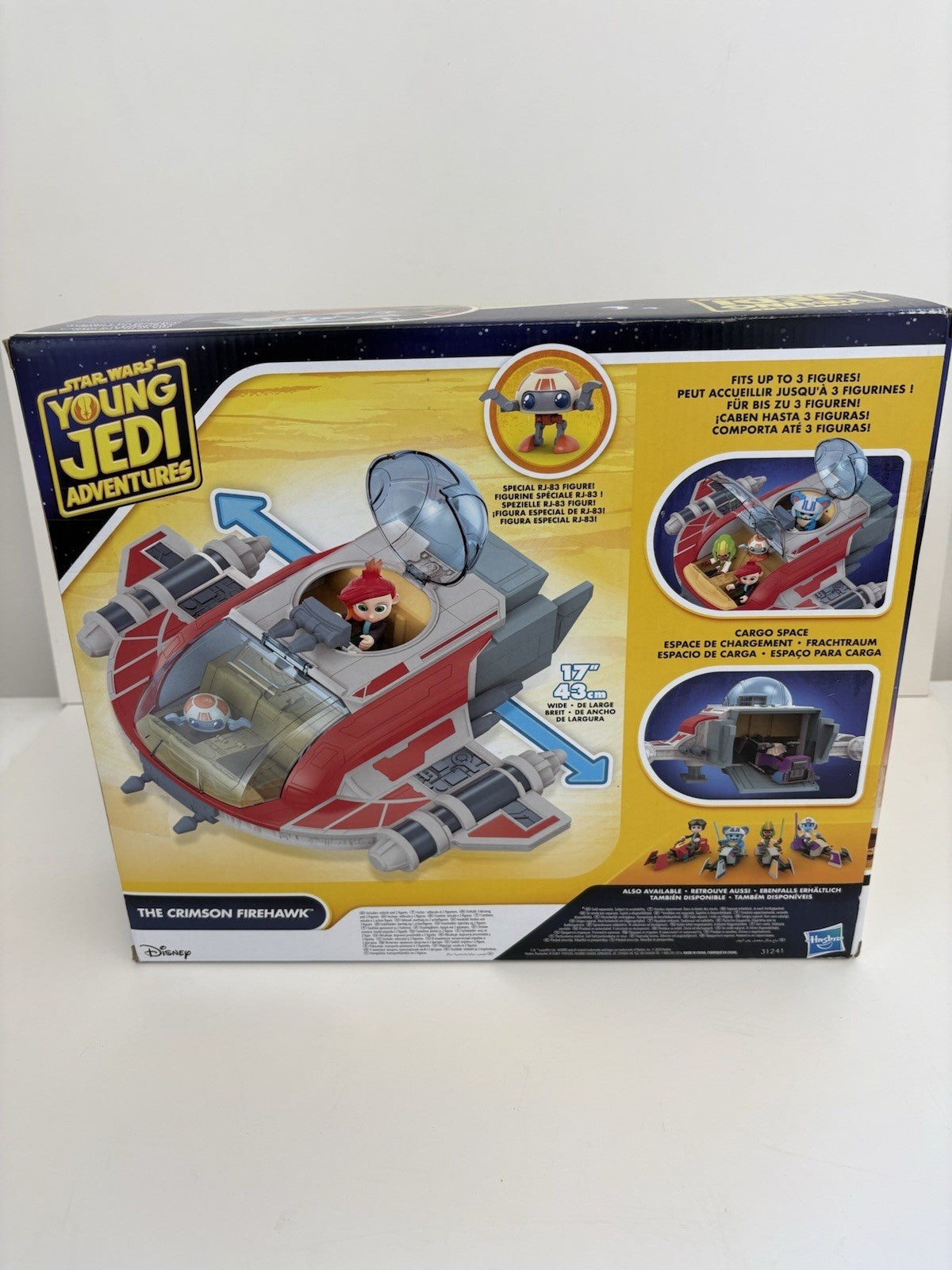 DISNEY STAR WARS  Young Jedi Adventures The Crimson FireHawk Playset