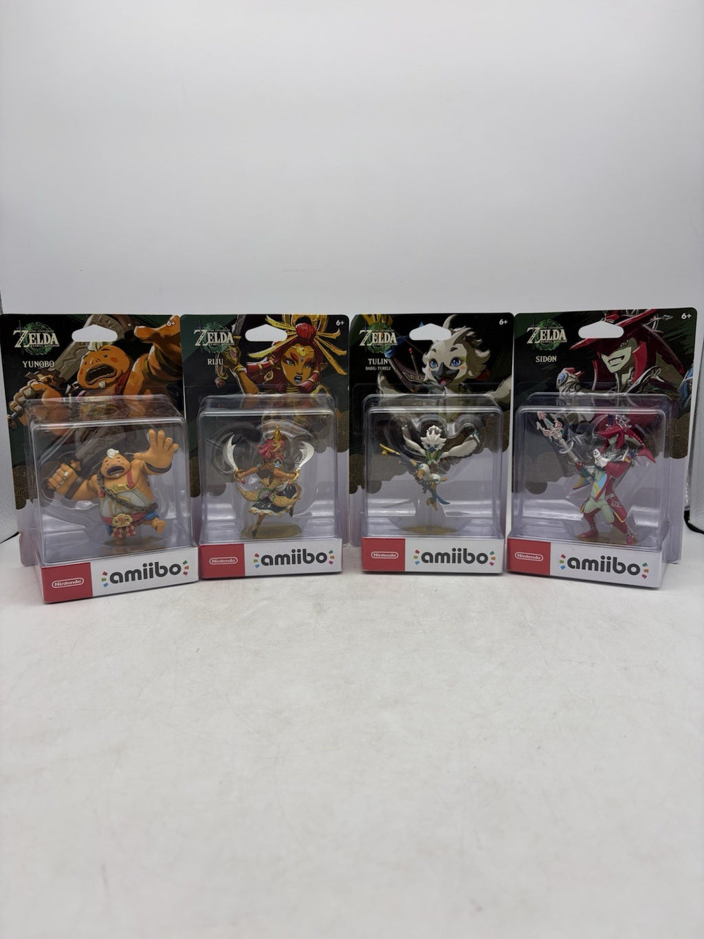 amiibo The Legend of Zelda Tears of the Kingdom Sidon Riju Tulin Yunobo 4pcs set