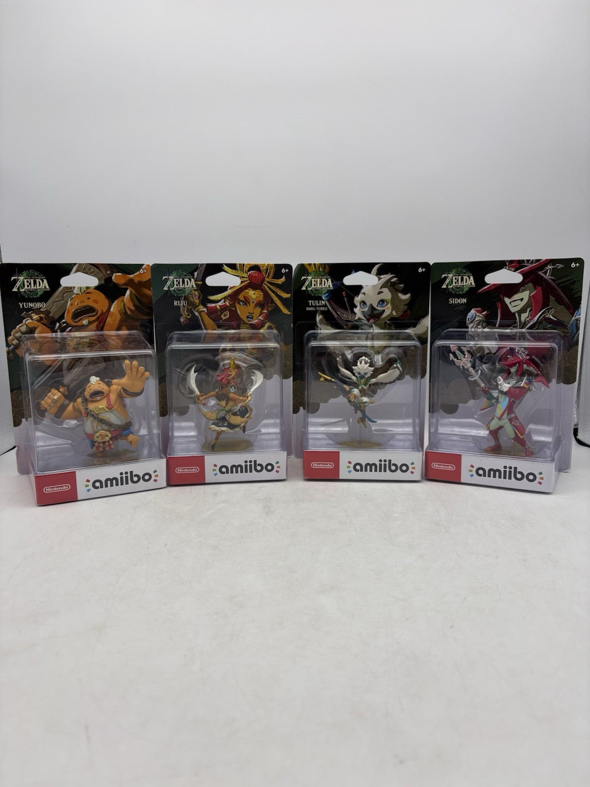 amiibo The Legend of Zelda Tears of the Kingdom Sidon Riju Tulin Yunobo 4pcs set