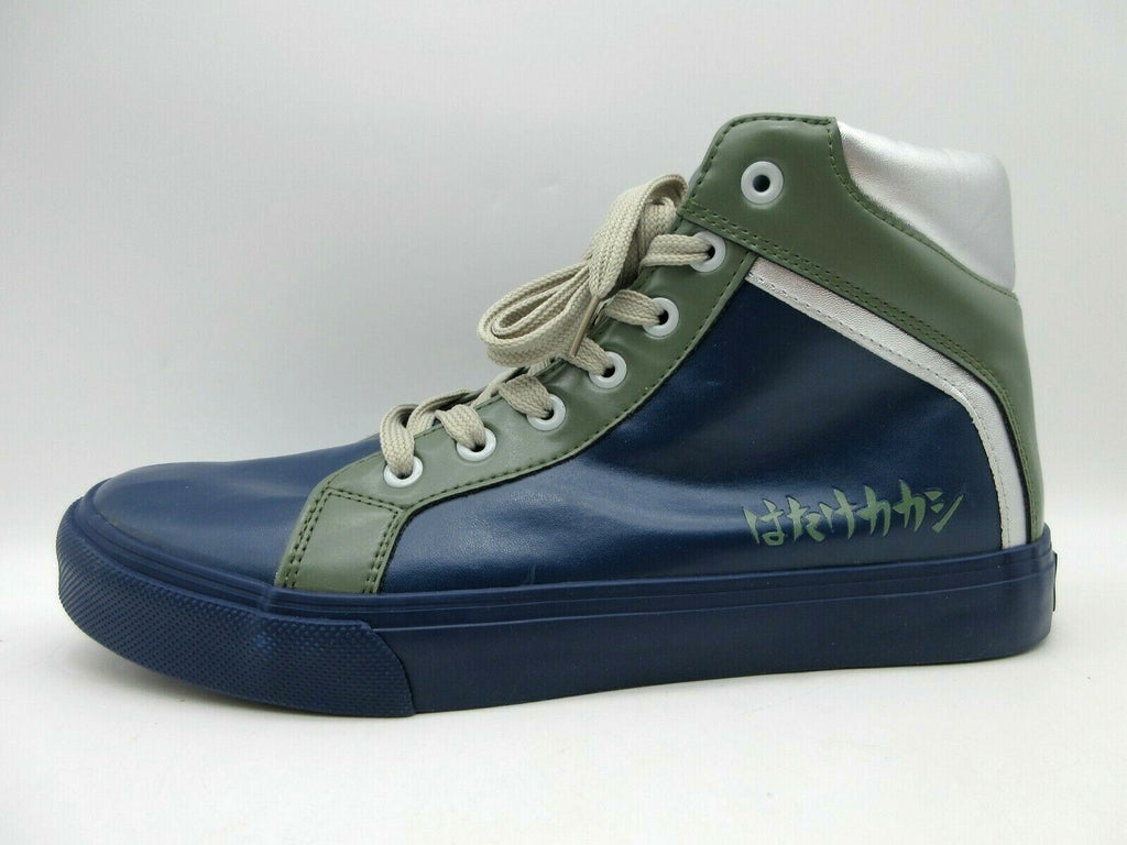 Naruto Shippuden Kakashi Run Hi-Top Sneakers Shoe Size 8 Anime 