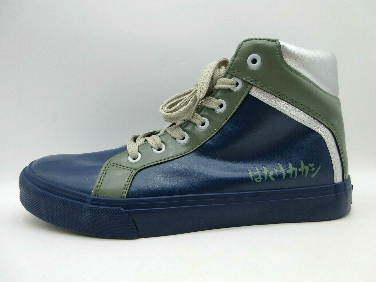 Naruto Shippuden Kakashi Run Hi-Top Sneakers Shoe Size 8 Anime 