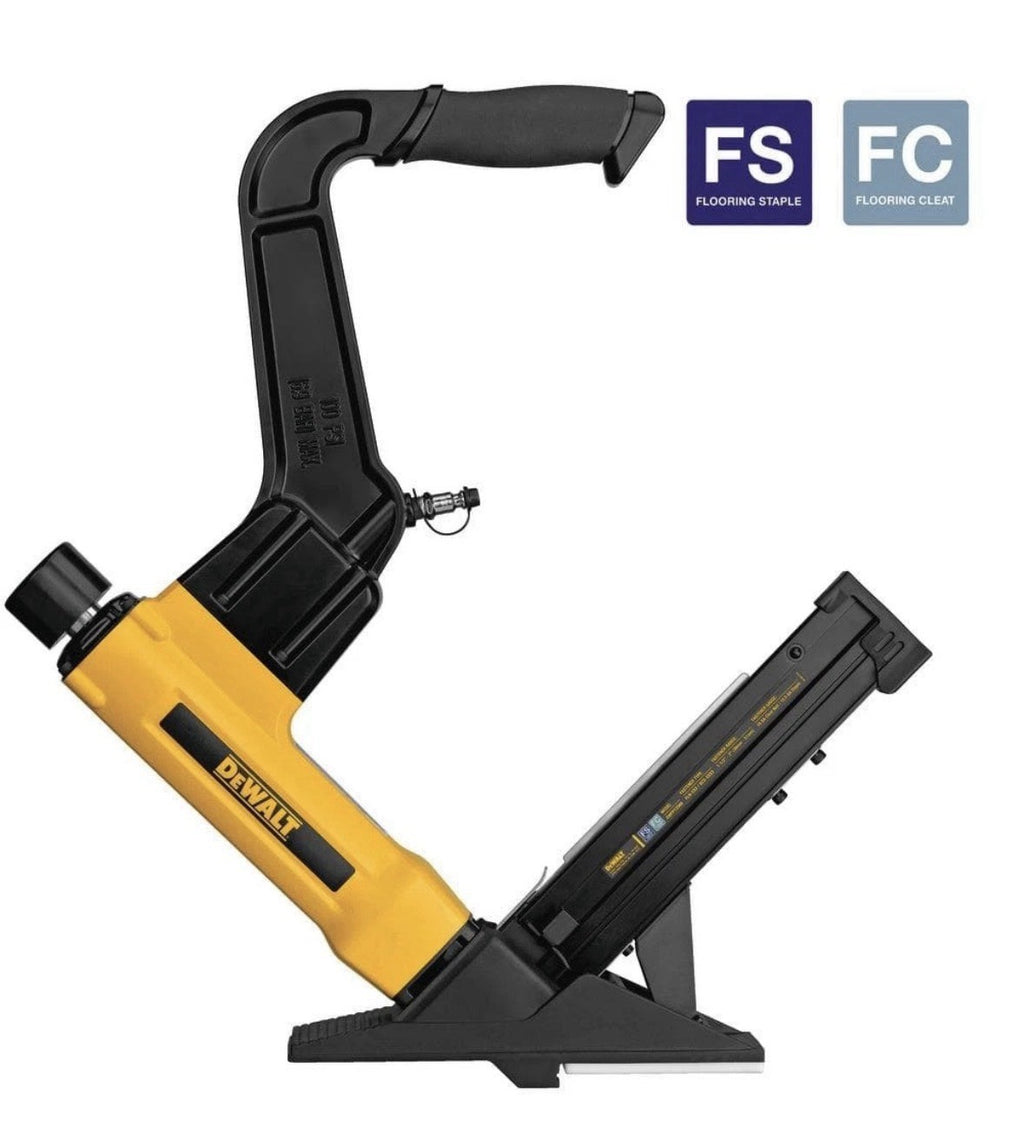 DEWALT DWFP12569 2-in-1 Pneumatic 15.5-Gauge and 16-Gauge Flooring Tool