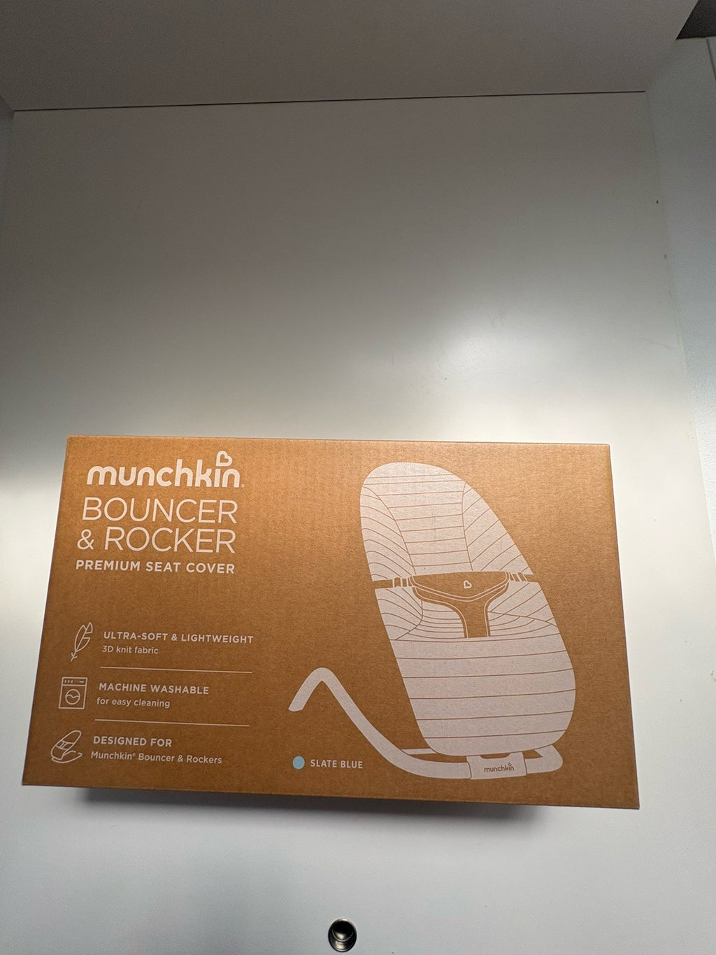 Munchkin Bouncer & Rocker Premium Seat Cover Replacement Sage Green Machine Wash