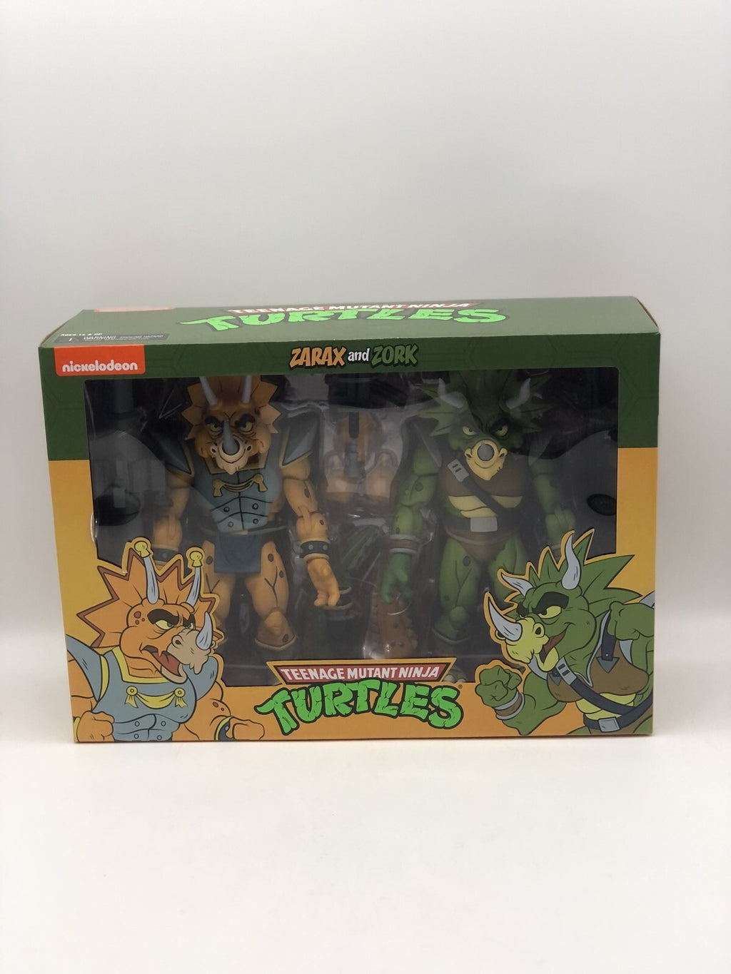 NECA Teenage Mutant Ninja Turtles TMNT ZARAX and ZORK Triceraton Target Figures