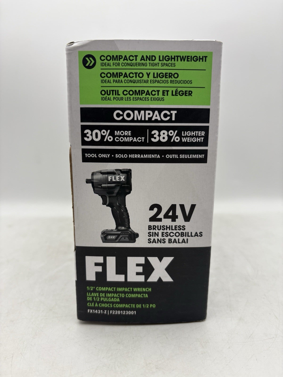 Flex FX1431-Z 24V 1/2 Cordless Compact Impact Wrench 450ft-lbs Torque Tool Only
