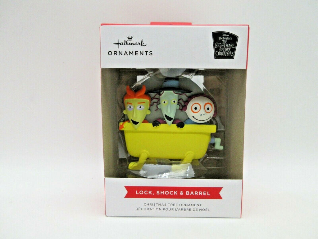 Disney Hallmark Nightmare Before Christmas Ornament Set 6 Jack Sally Oggie Zero