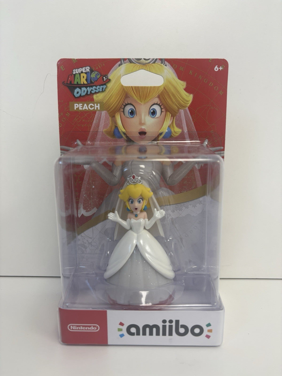 Super Mario Odyssey Amiibo Peach Wedding Version NFC Figure From Nintendo