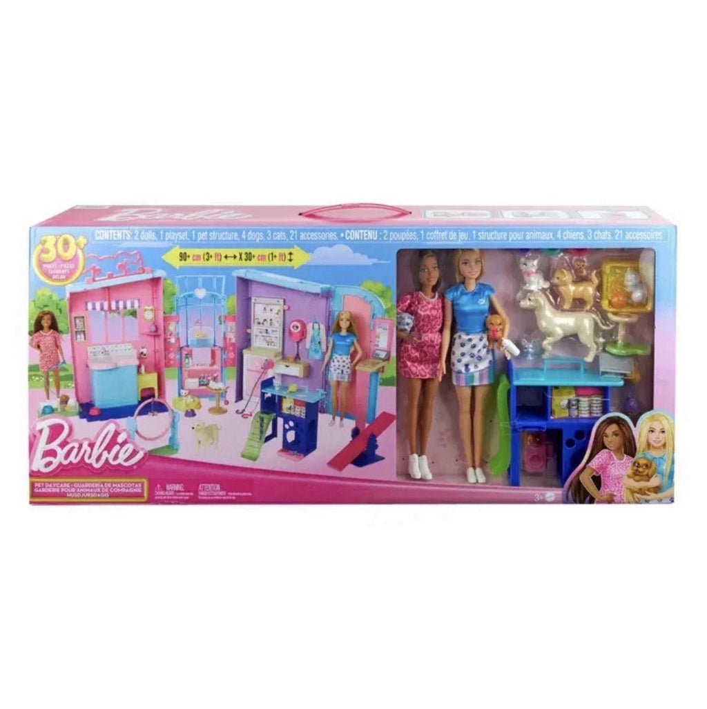 Mattel Barbie Pet Daycare Playset 30+ Accessories HRG81
