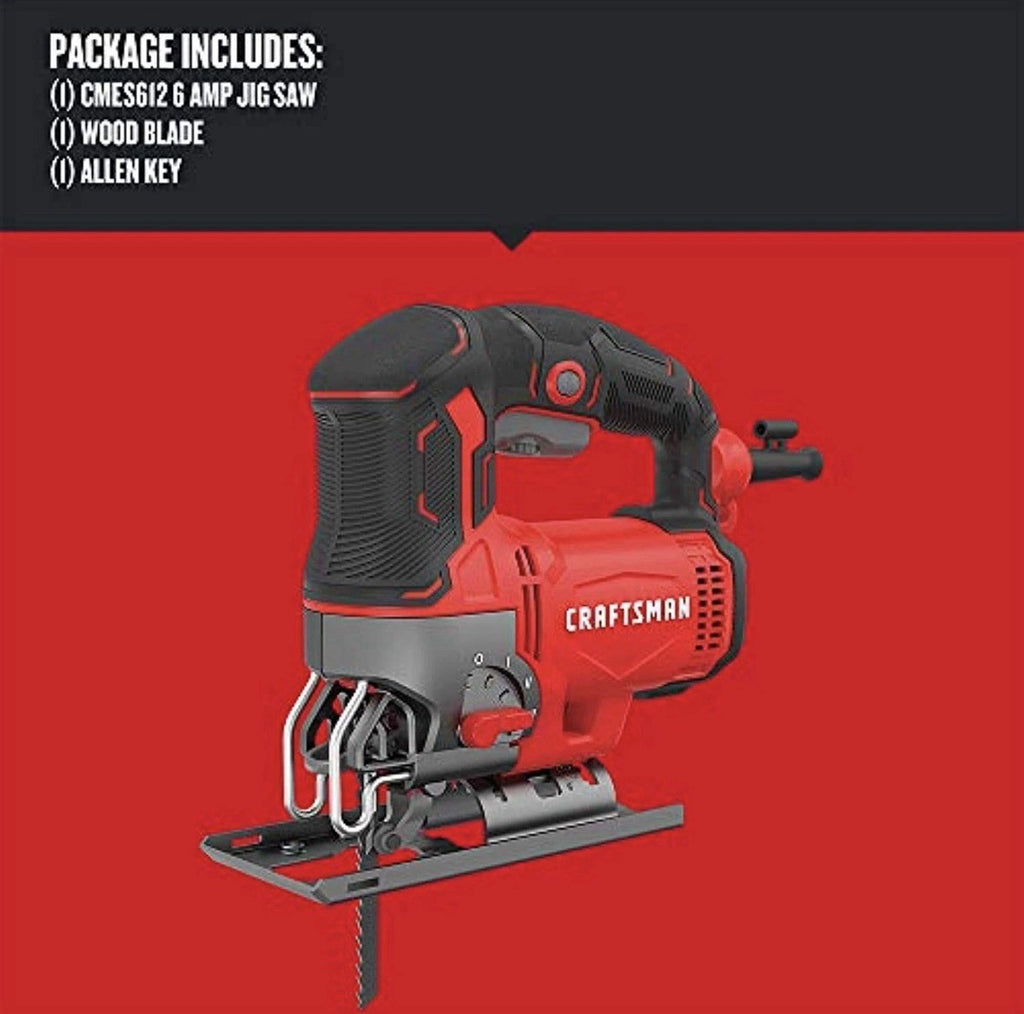 CRAFTSMAN Jig Saw, 6.0-Amp, Corded CMES612