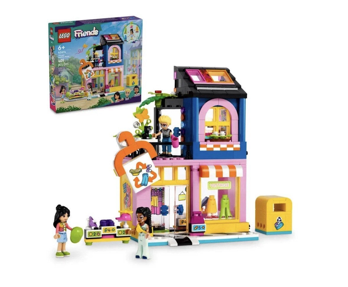 New Sealed Lego Friends Vintage Fashion Store Toy Shop 42614 Retiring Set