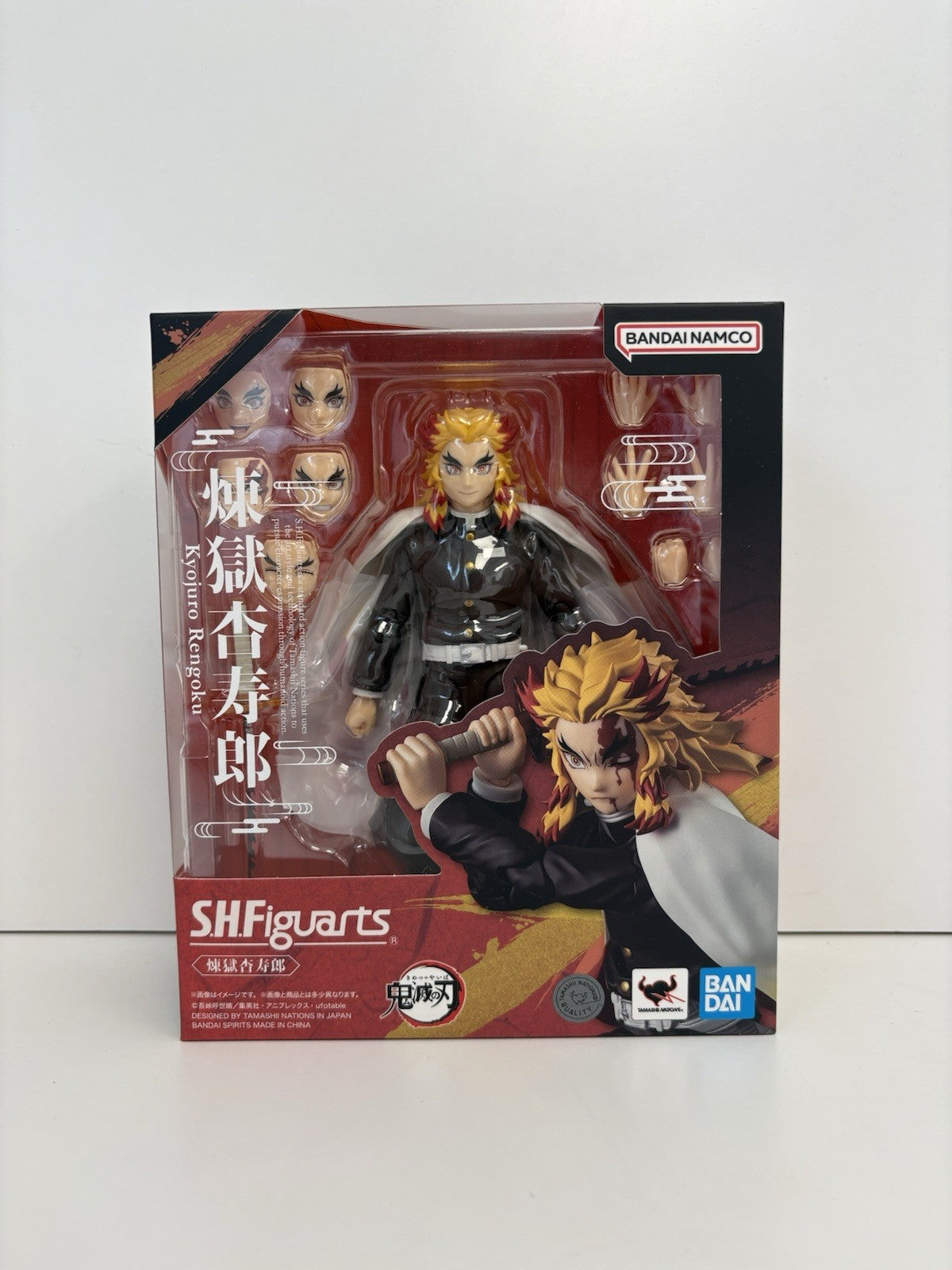 S.H.Figuarts Kyojuro Rengoku Kimetsu no Yaiba Action Figure Demon Slayer Bandai