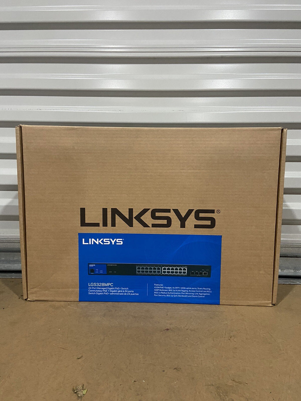 Linksys 24-Port Managed Gigabit PoE+ Switch LGS328MPC