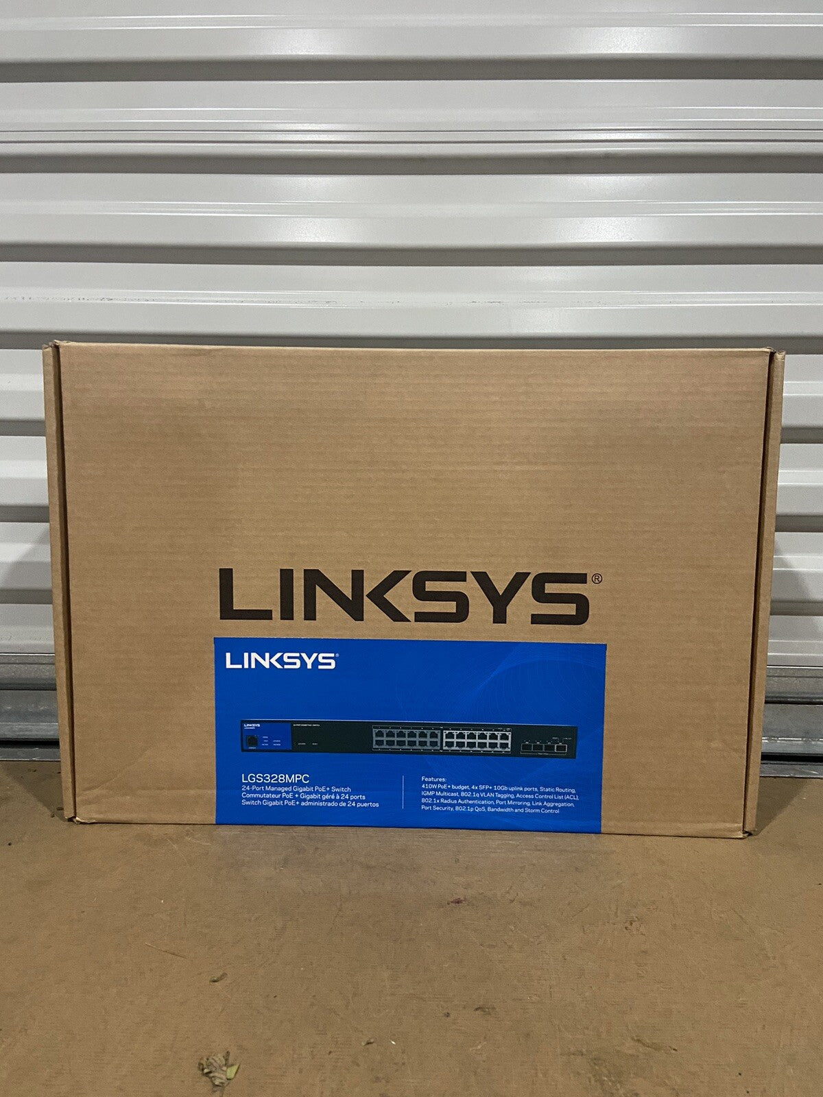 Linksys 24-Port Managed Gigabit PoE+ Switch LGS328MPC