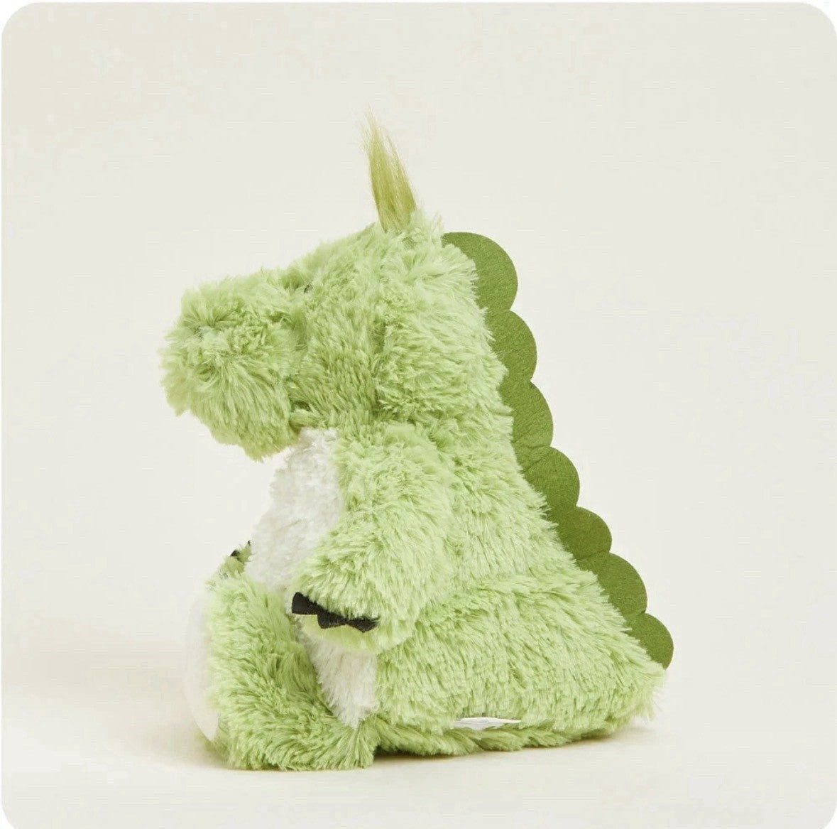 Warmies Green Dinosaur - Plush Stegosaurus Microwavable Freezable Lavender Scent