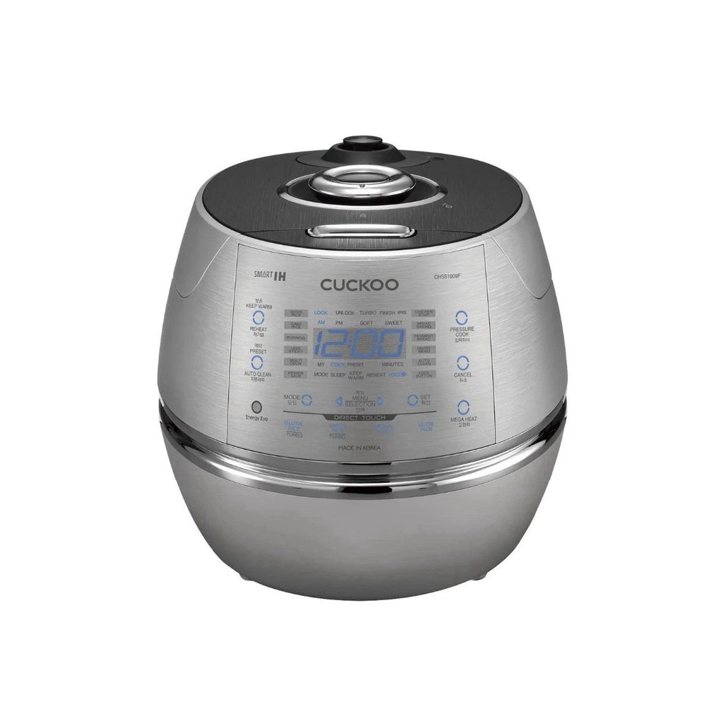 Cuckoo CRP CHSS1009FN 10 Cup Induction Heating Pressure Rice Cooker, 19 Menu