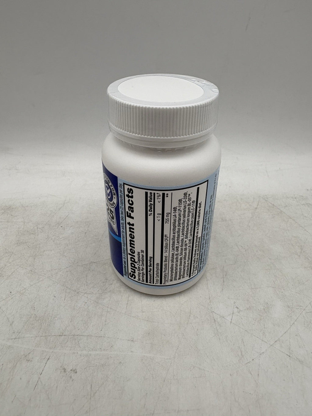 PB8 Probiotic 60 Capsules Bottle Digestive Health Exp 04/26