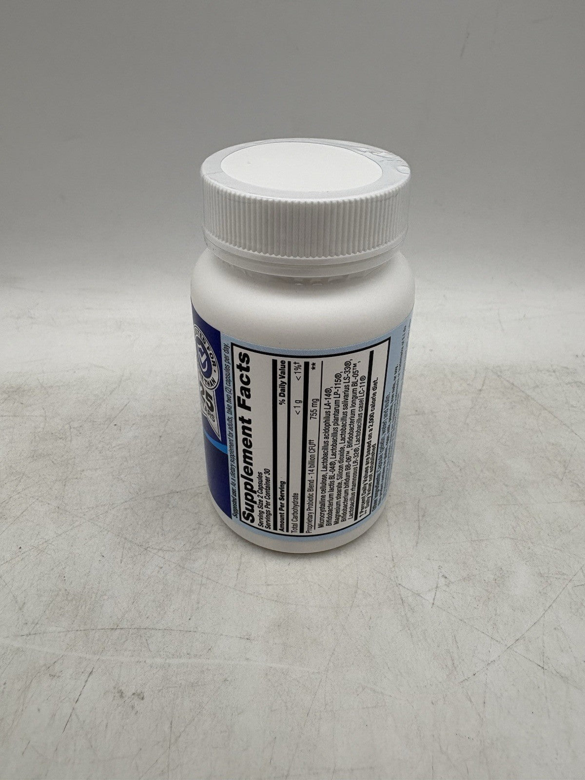 PB8 Probiotic 60 Capsules Bottle Digestive Health Exp 04/26