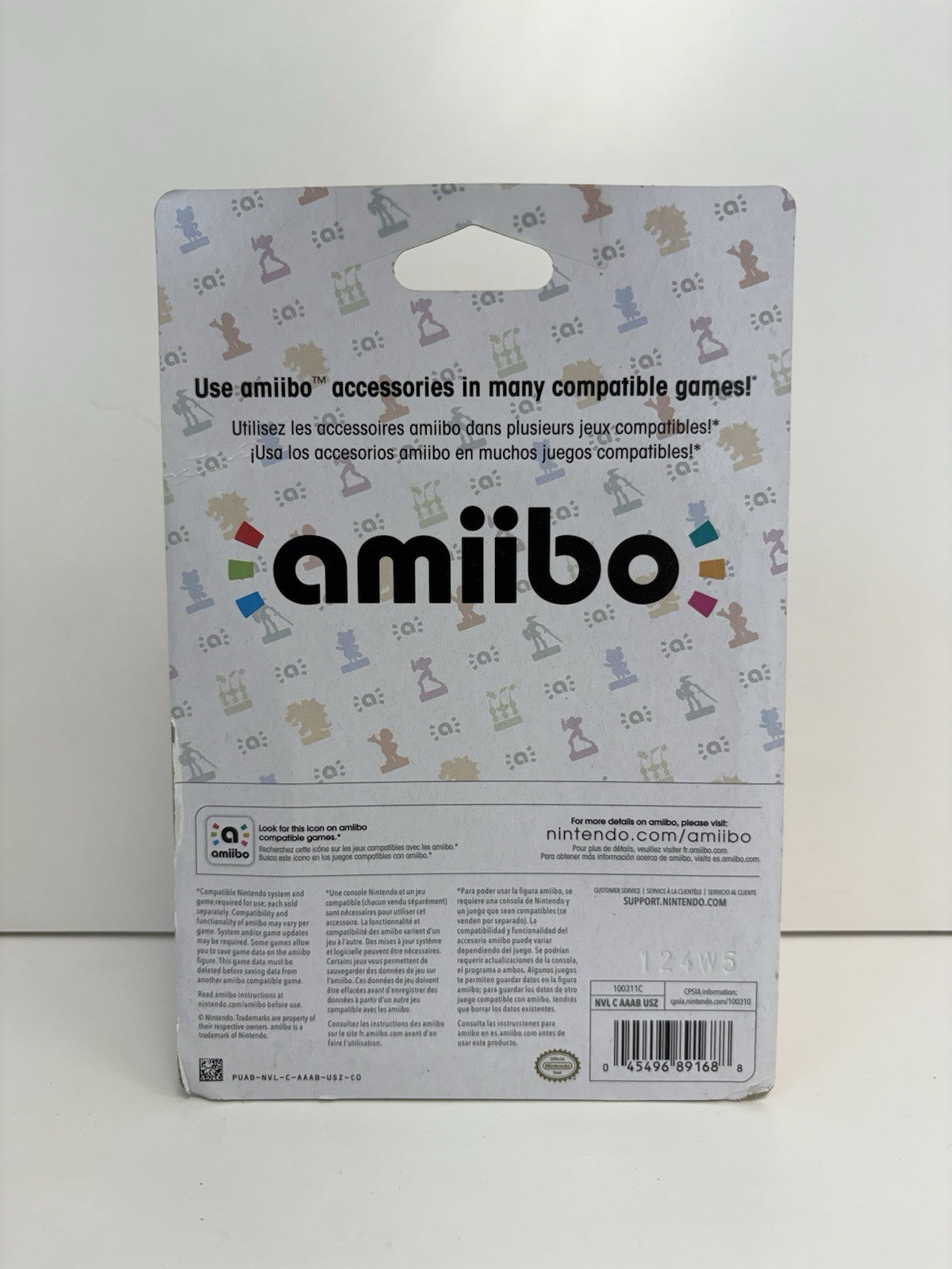 Nintendo Princess Peach Super Smash Bros amiibo Figure- New Sealed