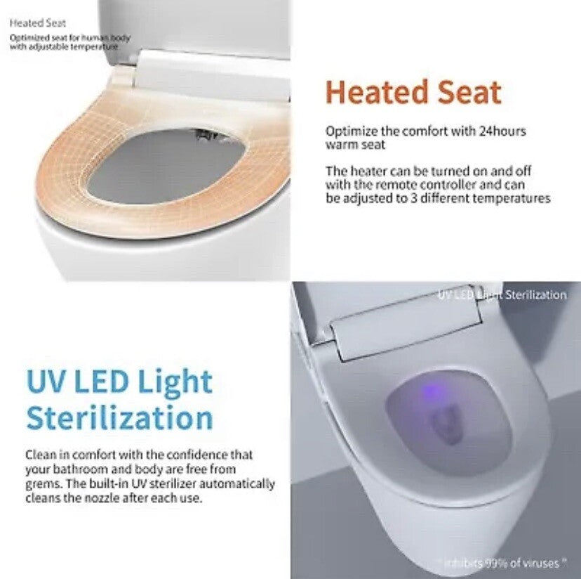 VOVO STYLEMENT VB-6100SR  Smart Electronic Bidet toilet Seat made in korea 