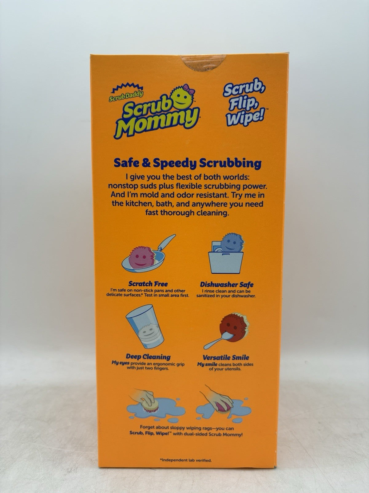 Scrub Daddy Scrub Mommy 6 Count With Free Daddy Caddy Sponge Holder