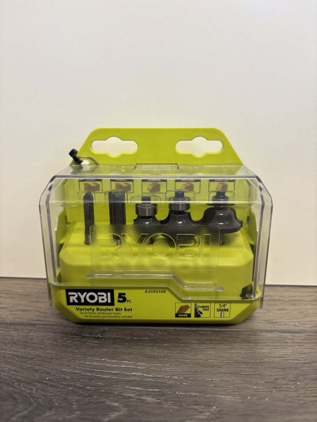 Ryobi A25RS55B 5pc Variety Router Bit Set