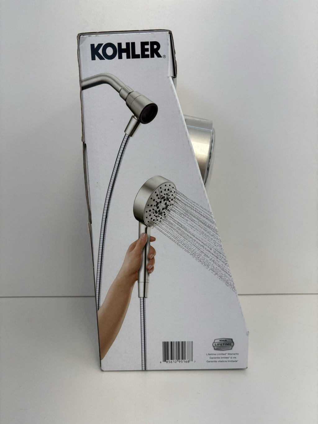 KOHLER Lively 4-Spray Wall Mount Handheld Shower Head  Vibrant Brushed Nickel