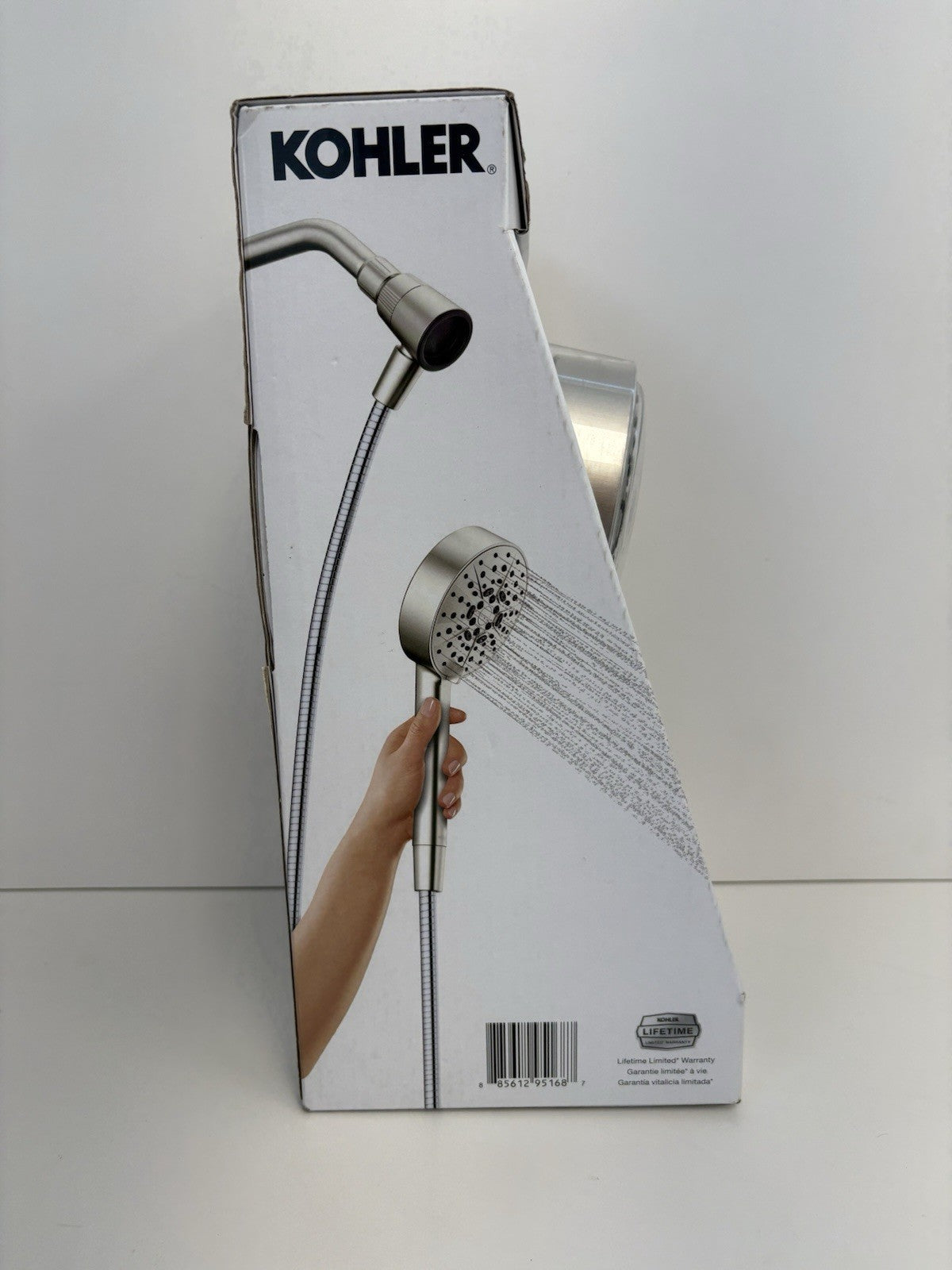 KOHLER Lively 4-Spray Wall Mount Handheld Shower Head  Vibrant Brushed Nickel