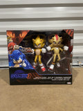 Sonic the Hedgehog 3 Movie Light-Up Figures - Super Sonic & Shadow 2-Pack | NEW
