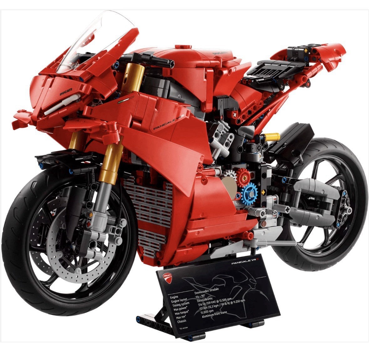 Lego 42202 Technic Ducati Panigale V4 S Motorcycle Building Set for Adults