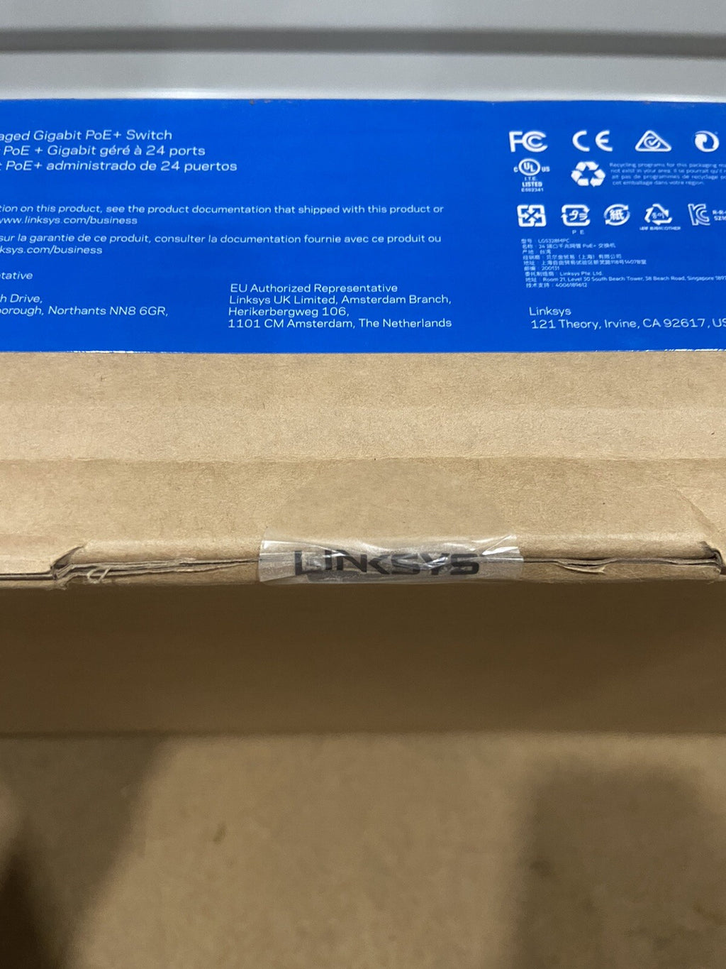 Linksys 24-Port Managed Gigabit PoE+ Switch LGS328MPC