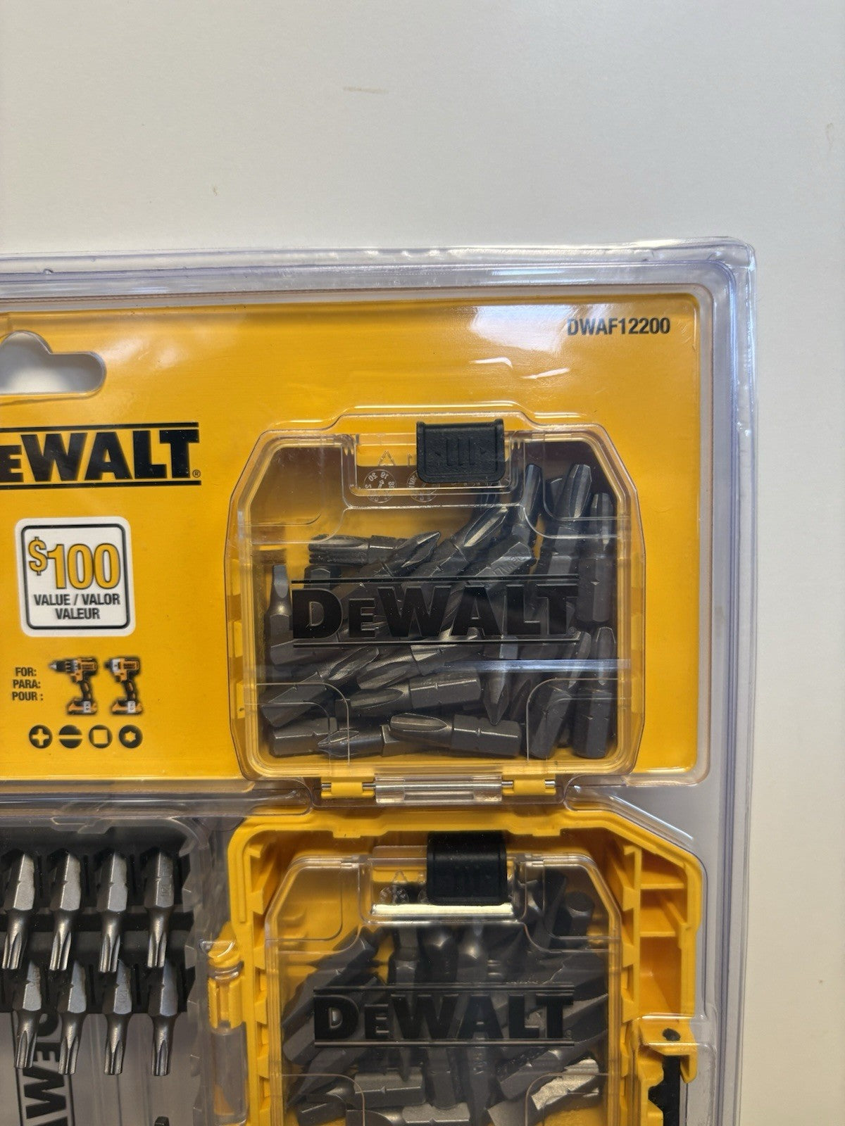 DeWalt 200 Pc. Screwdriving Bit Set DWAF12200