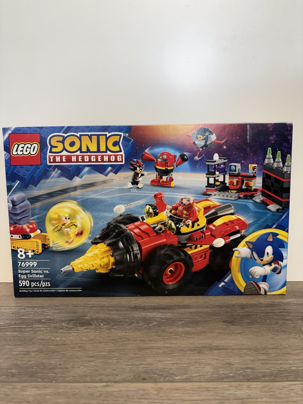 LEGO 76999 Sonic The Hedgehog Super Sonic vs Egg Drillster 590pcs New Box