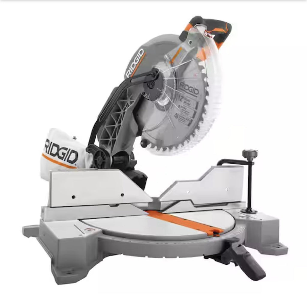 RIDGID 15 Amp Corded 12 in. Dual Bevel Miter Saw with LED Cutline Indicator New