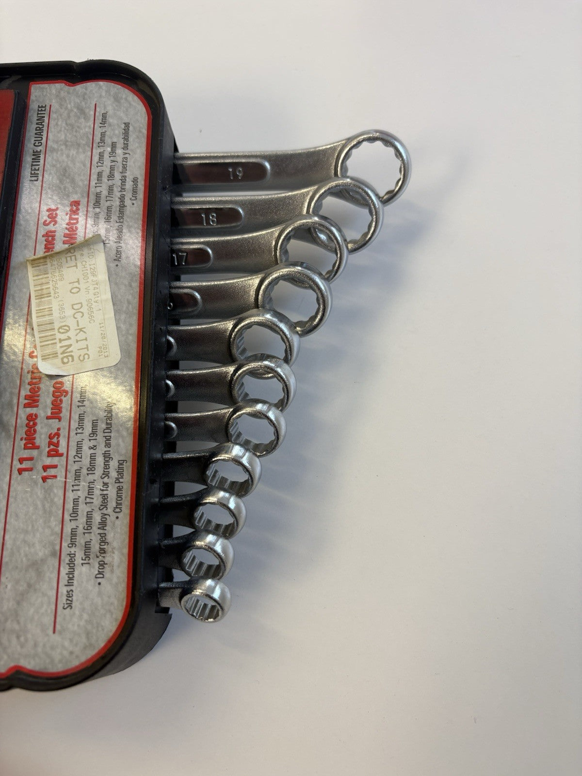 Evercraft 12pt Wrench Set 11 Pc Metric 9-19 Forged Alloy Steel