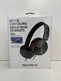 Sony Noise Cancelling Wired Headband Headphones Black MDR-ZX110NC