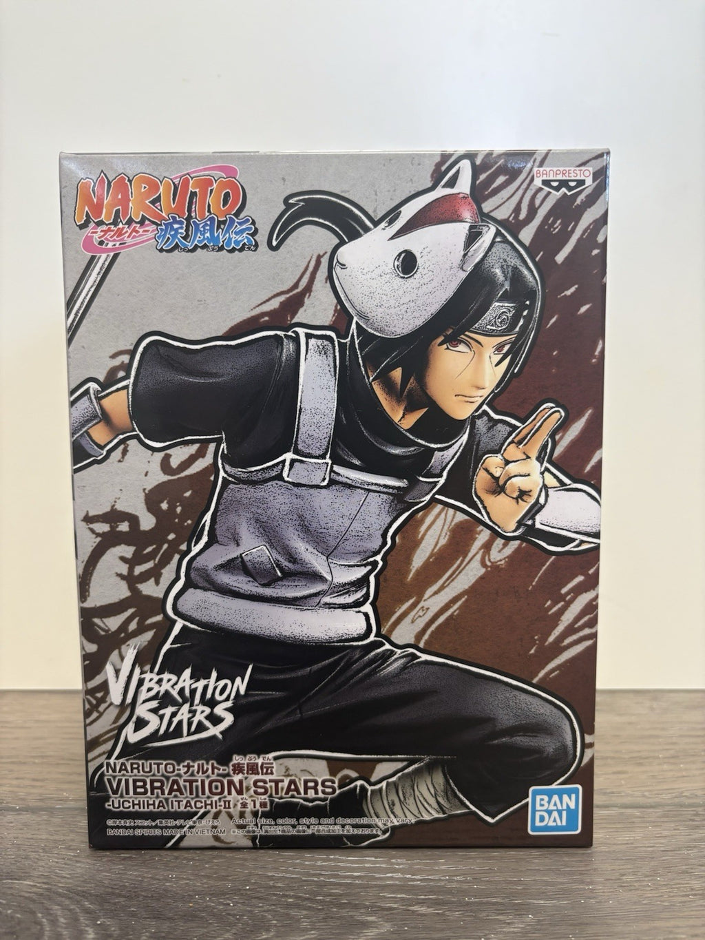 Itachi Uchiha II Anbu Figure Vibration Stars Naruto Shippuden Banpresto