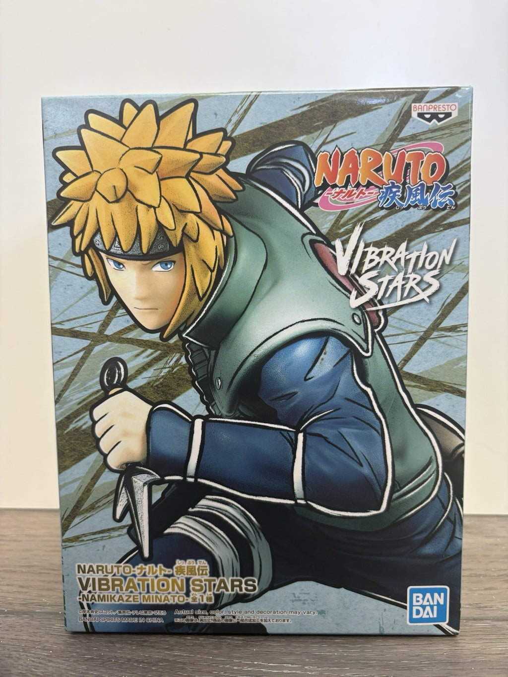 Minato Namikaze Vibration Stars Figure Naruto Shippuden Statue Banpresto