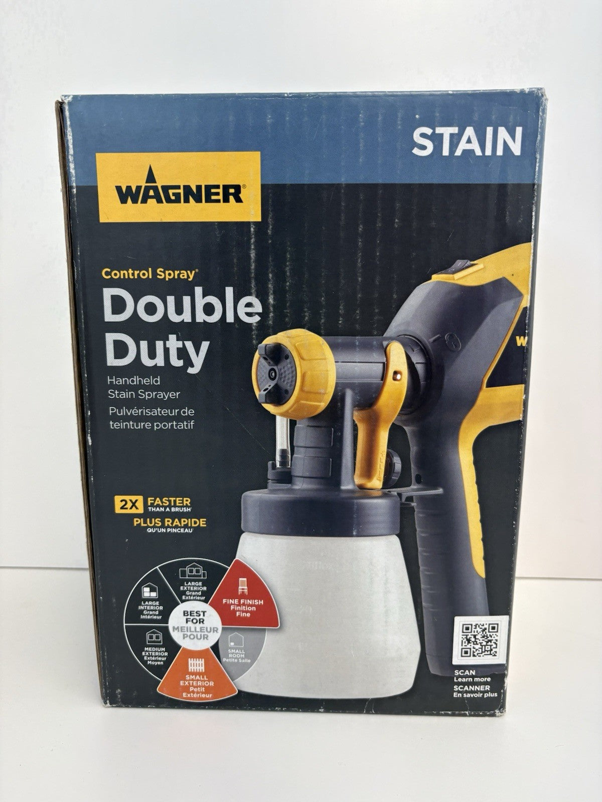 Wagner Control Spray Double Duty HVLP Handheld Paint Sprayer Stain