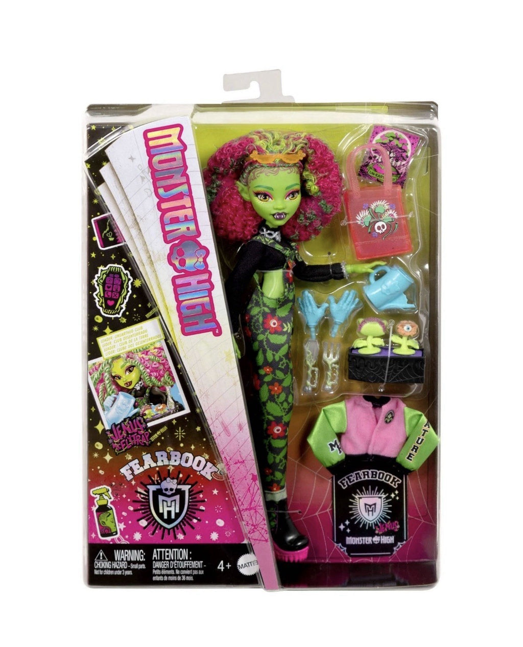 Mattel Monster High Fearbook Venus McFlytrap JDR59 Fashion Doll  & Accessories